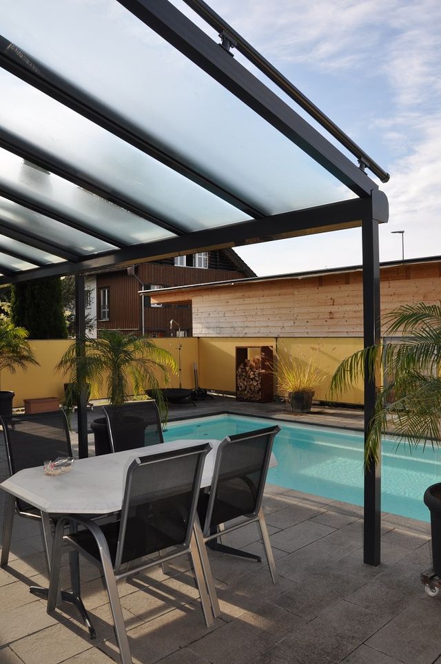 Aluminium Terrassenverglasung