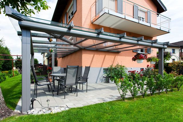 Aluminiumverglasung Terrasse