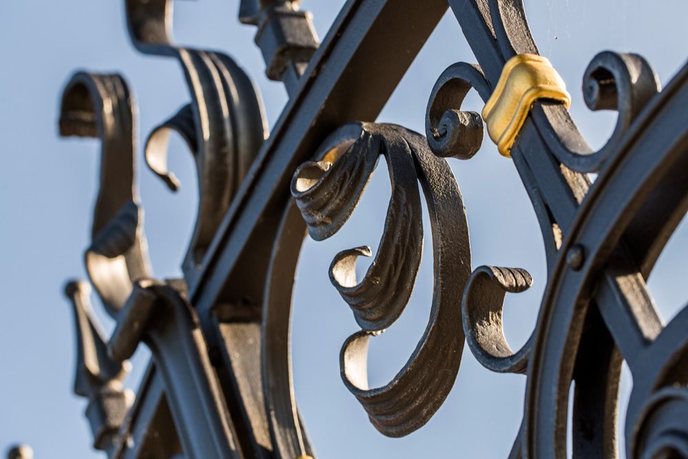 Ornamente Schmiedezaun