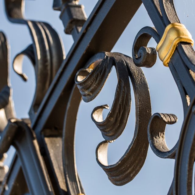 Ornamente Schmiedezaun
