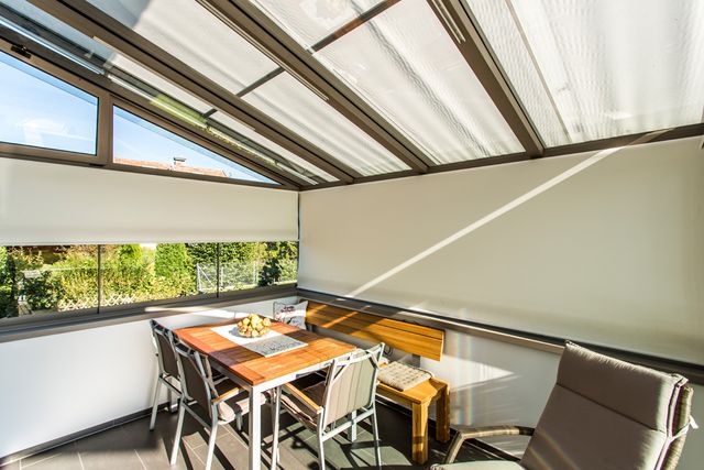 Aluminium Terrassenverglasung