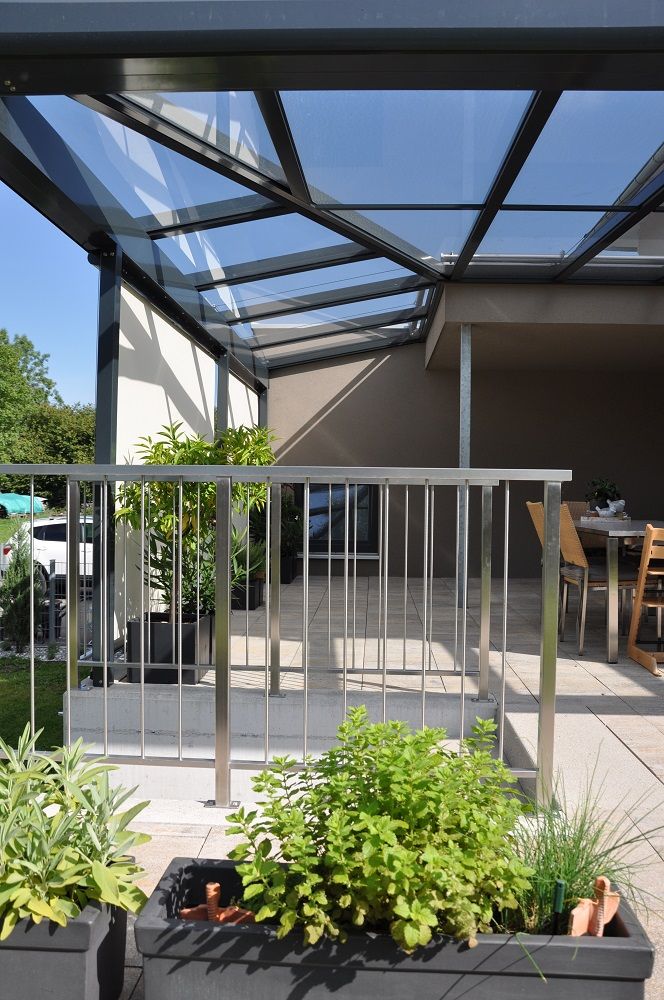 Aluminium Terrassenverglasung