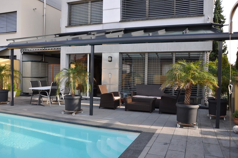 Aluminium Terrassenverglasung