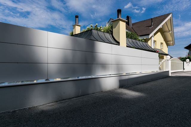 Sichtschutz Metall modern