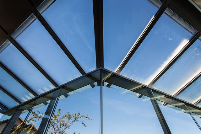 Aluminium Terrassenverglasung