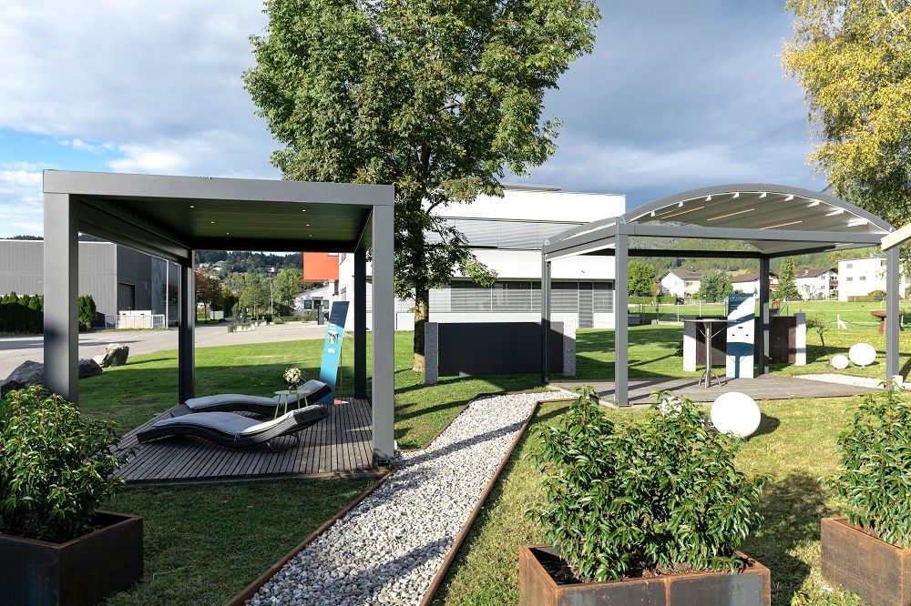 Musterausstellung Terrasenüberdachung