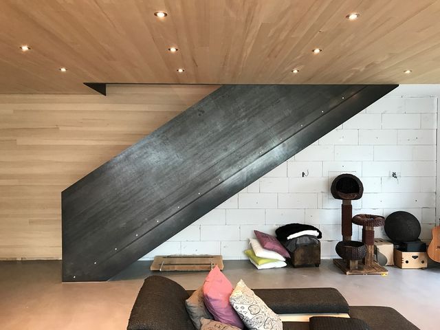 Beleuchtete Treppenabdeckung