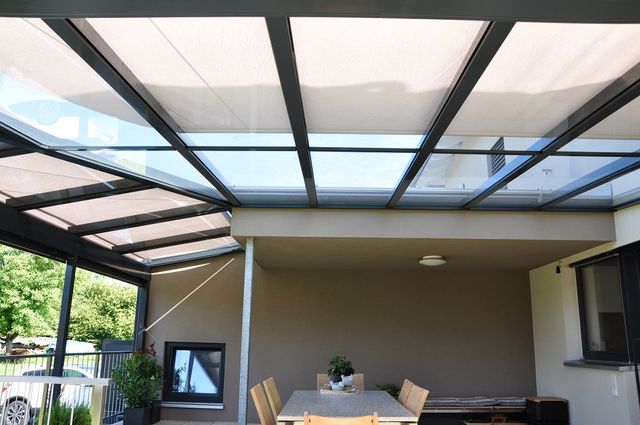 Aluminium Terrassenverglasung
