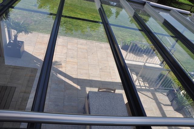 Aluminium Terrassenverglasung