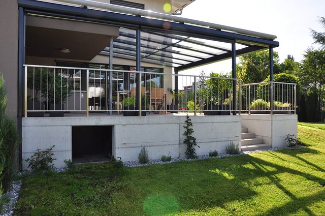 Aluminium Terrassenverglasung
