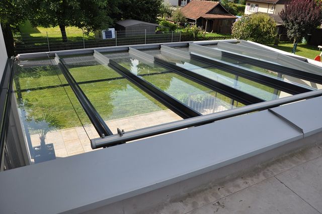 Aluminium Terrassenverglasung