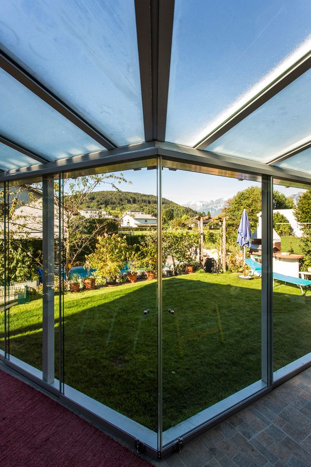 Aluminium Terrassenverglasung