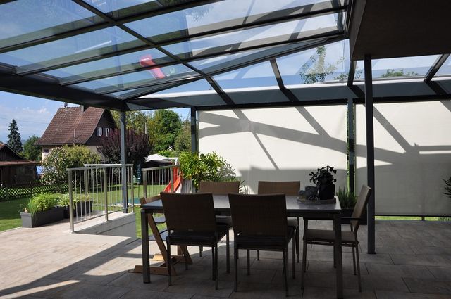 Aluminium Terrassenverglasung