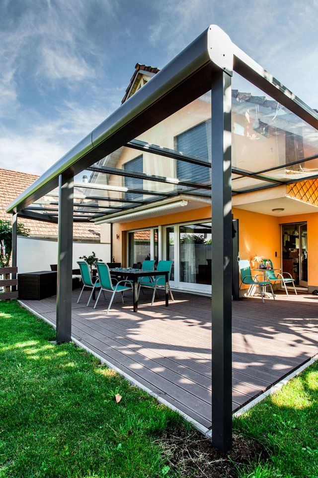 aluminiumverglasung terrasse