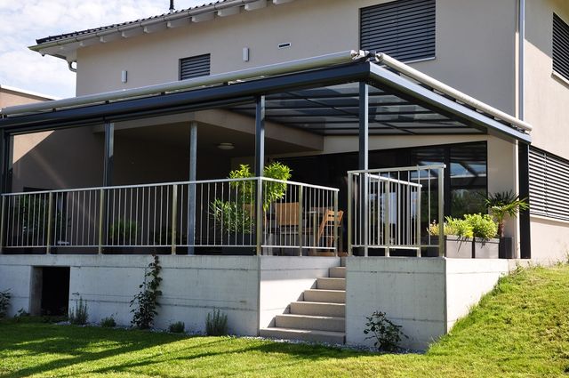 Aluminium Terrassenverglasung