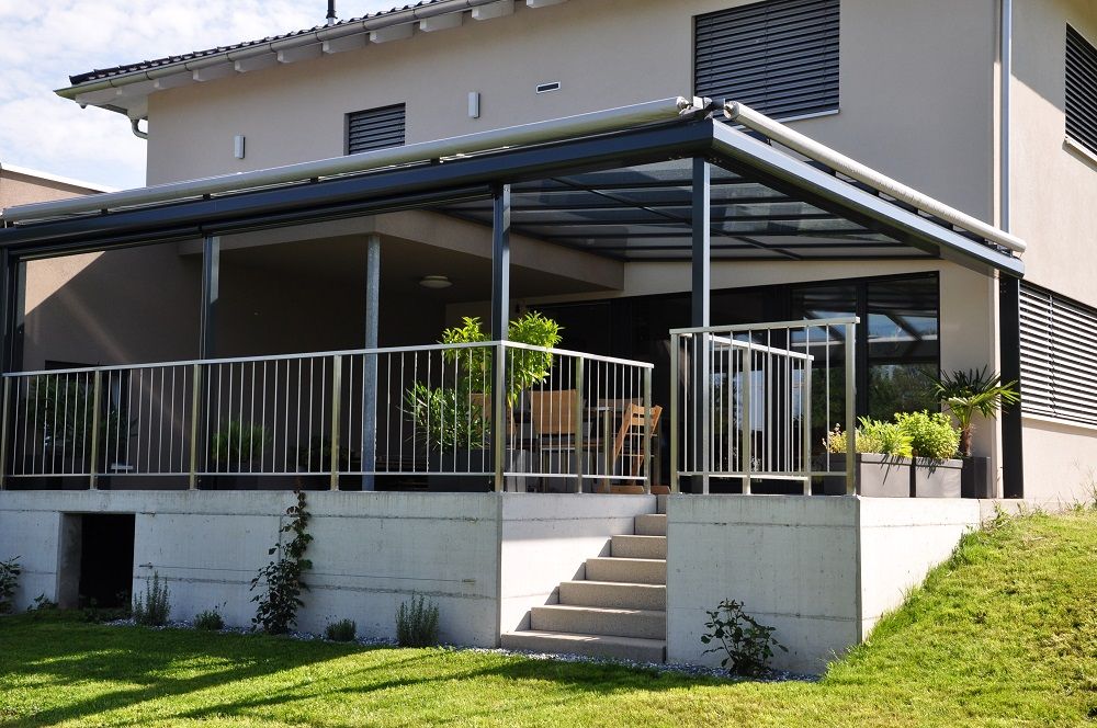 Aluminium Terrassenverglasung