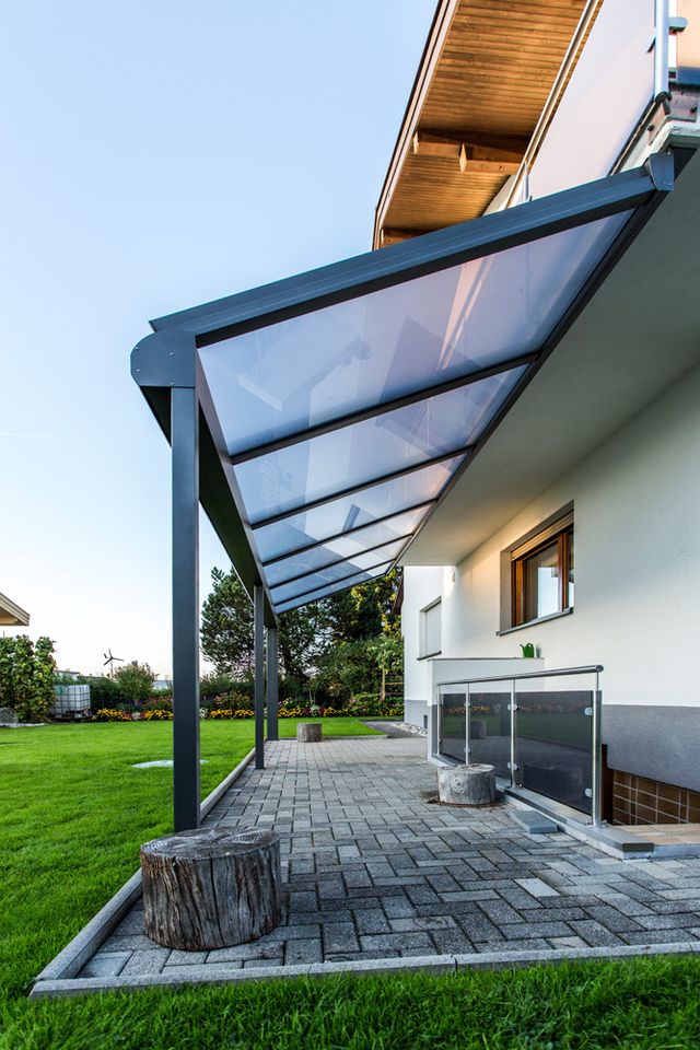 Aluminium Terrassenverglasung