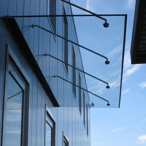 Vordach Glas