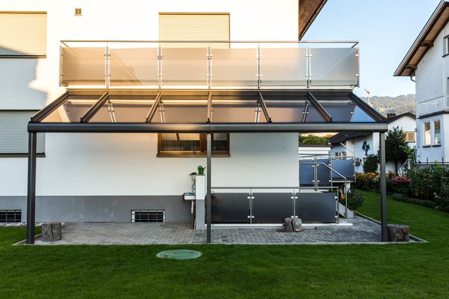 Aluminium Terrassenverglasung