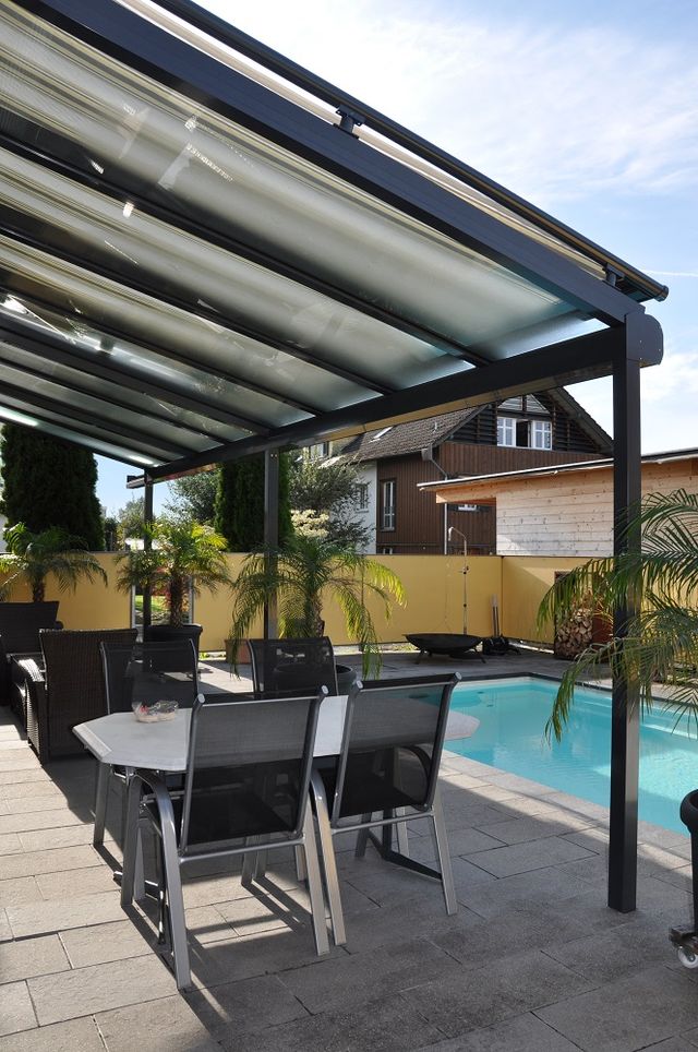 Aluminium Terrassenverglasung
